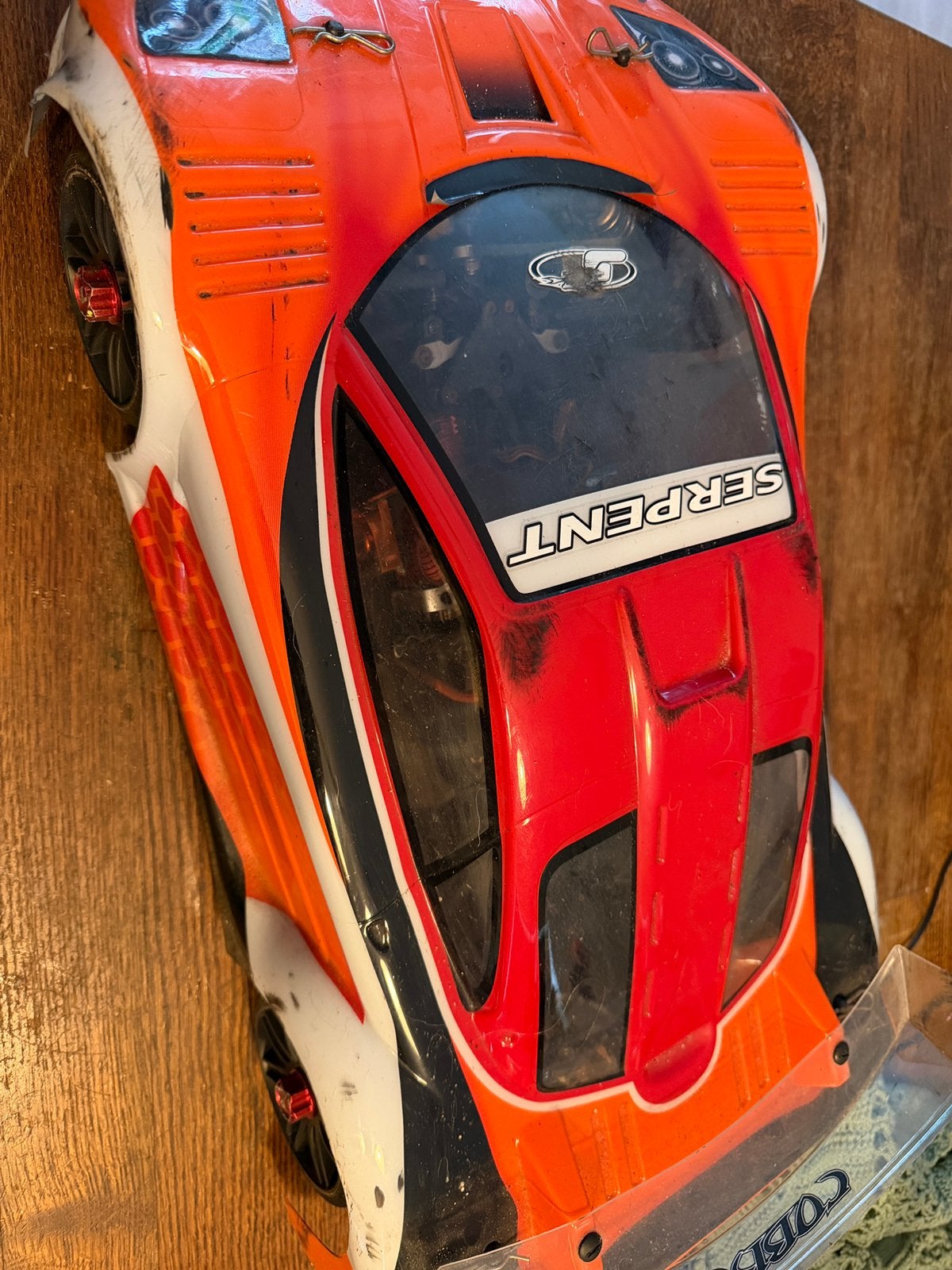 Serpent cobra gt electro zeer leuke auto nu 250,00, Elektro, Ophalen of Verzenden, Rc specialist, Auto onroad