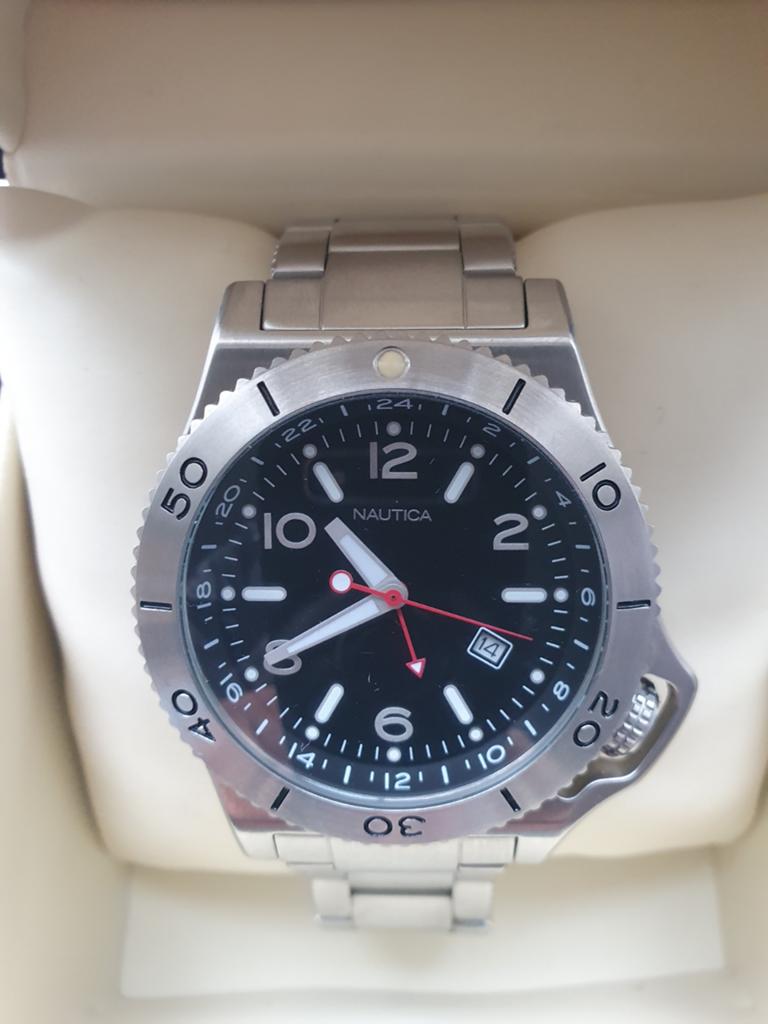 Nautica Terminator A16550 duikhorloge, Ophalen of Verzenden, Zo goed als nieuw, Jongen of Meisje