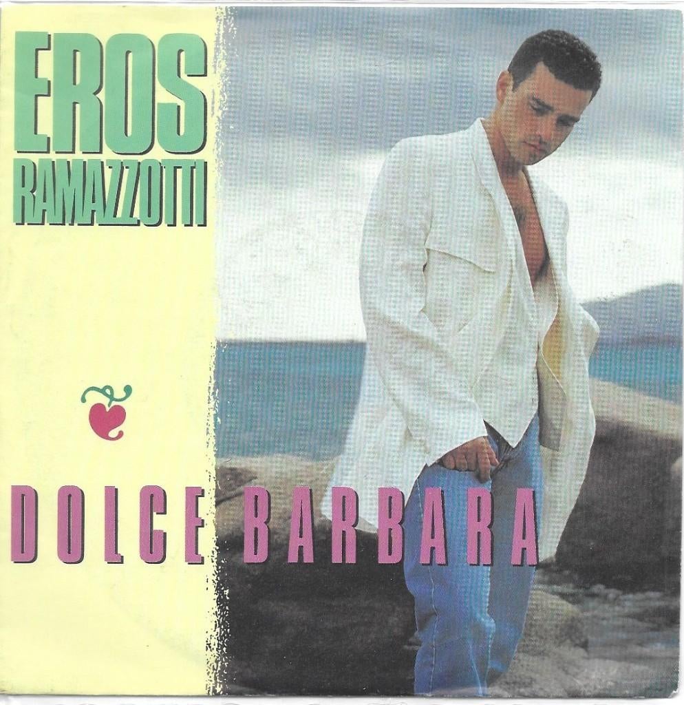 Vinyl Single Eros Ramazzotti, Cd's en Dvd's, Vinyl Singles, Ophalen of Verzenden, Gebruikt, Pop