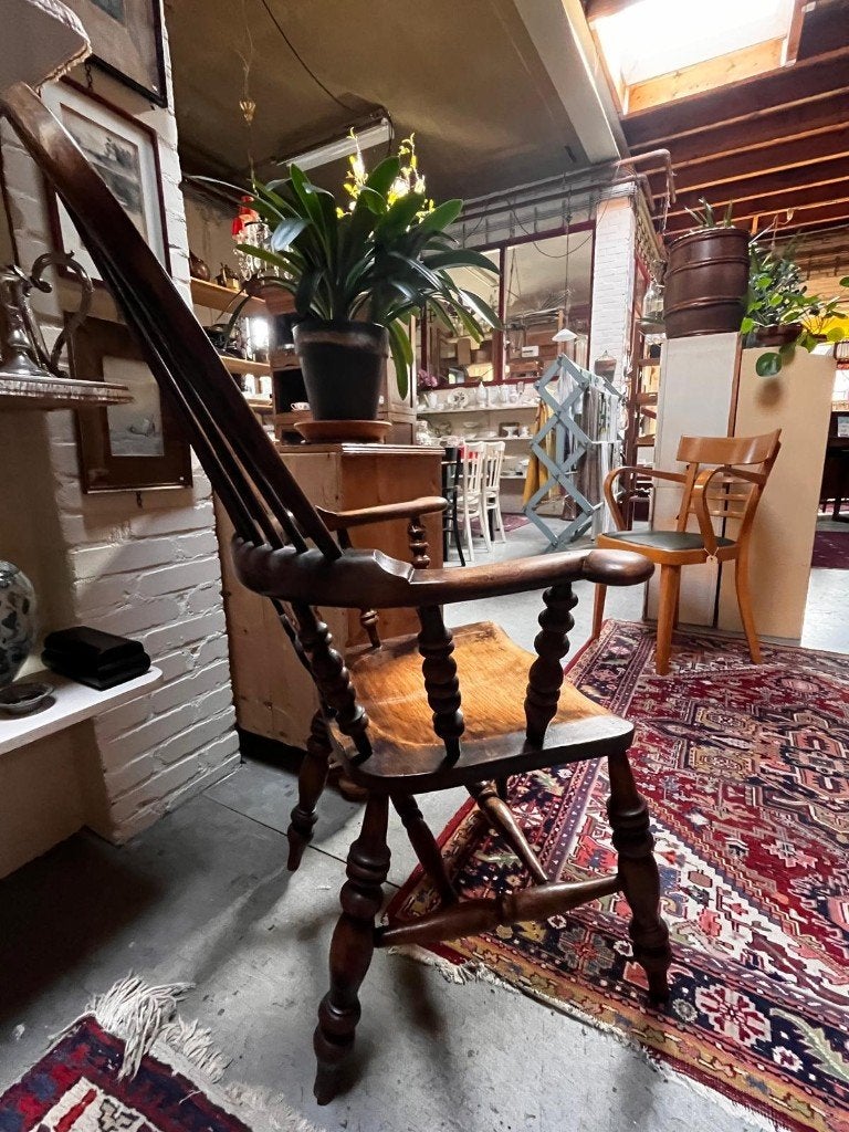 13) Antieke windsor stoel, Antiek en Kunst, Antiek | Meubels | Stoelen en Banken, Ophalen