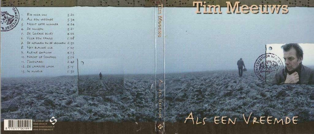 Tim Meeuws - Als een vreemde^^, Ophalen of Verzenden, Zo goed als nieuw, Pop, Inclusief doosje