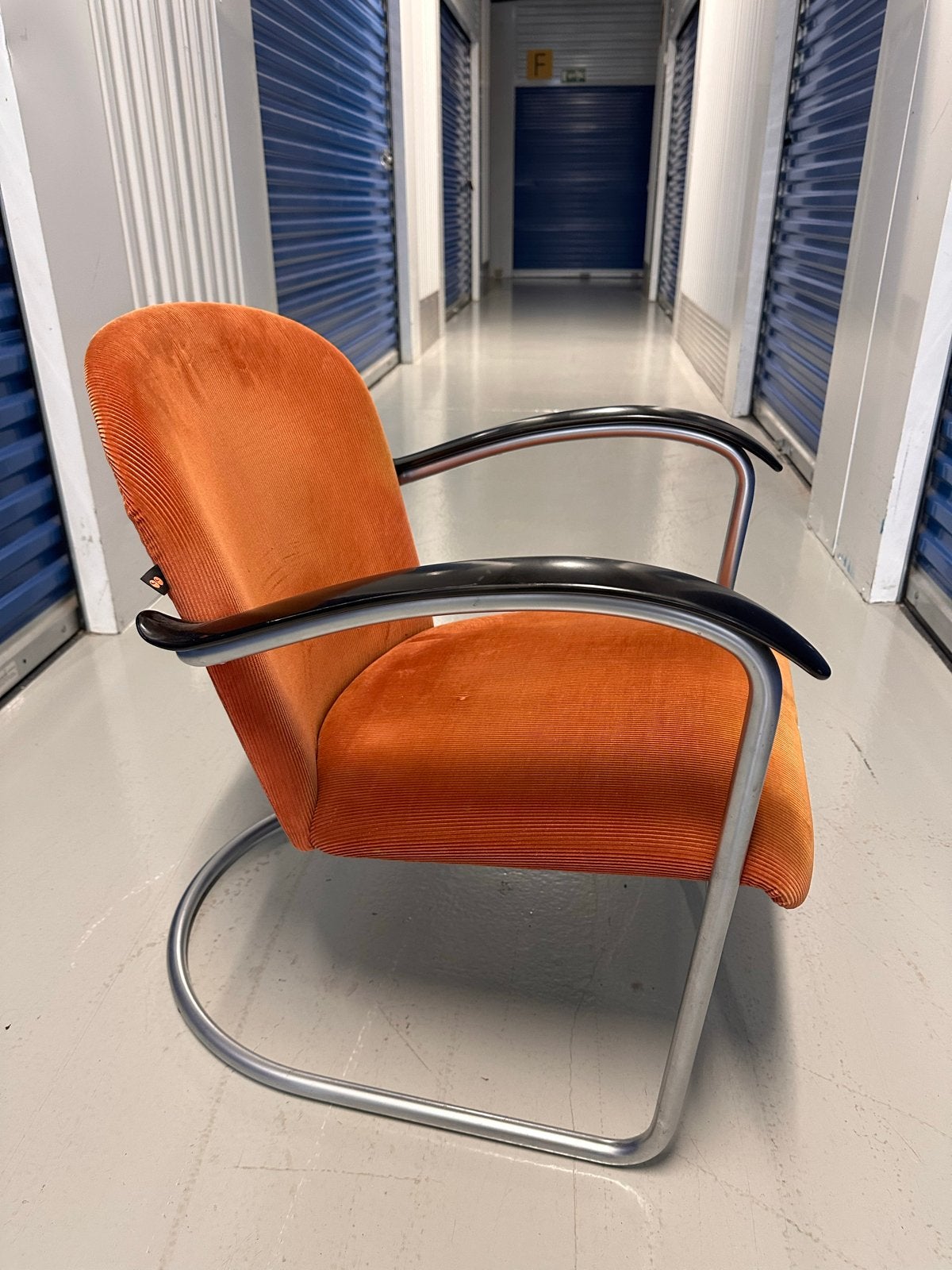 2x perfecte Gispen fauteuils model 414, Huis en Inrichting, Fauteuils, Ophalen of Verzenden, Zo goed als nieuw, Metaal, 75 tot 100 cm