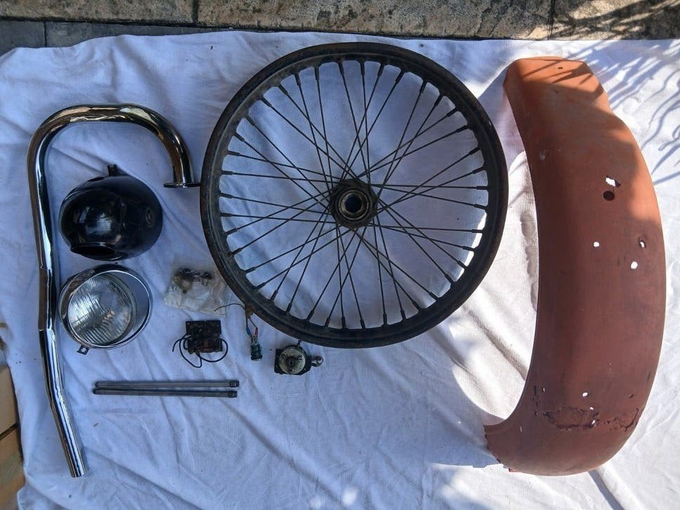 Partij BMW motorfiets onderdelen R12 R25 R26 R51, Motoren, Ophalen, Gebruikt