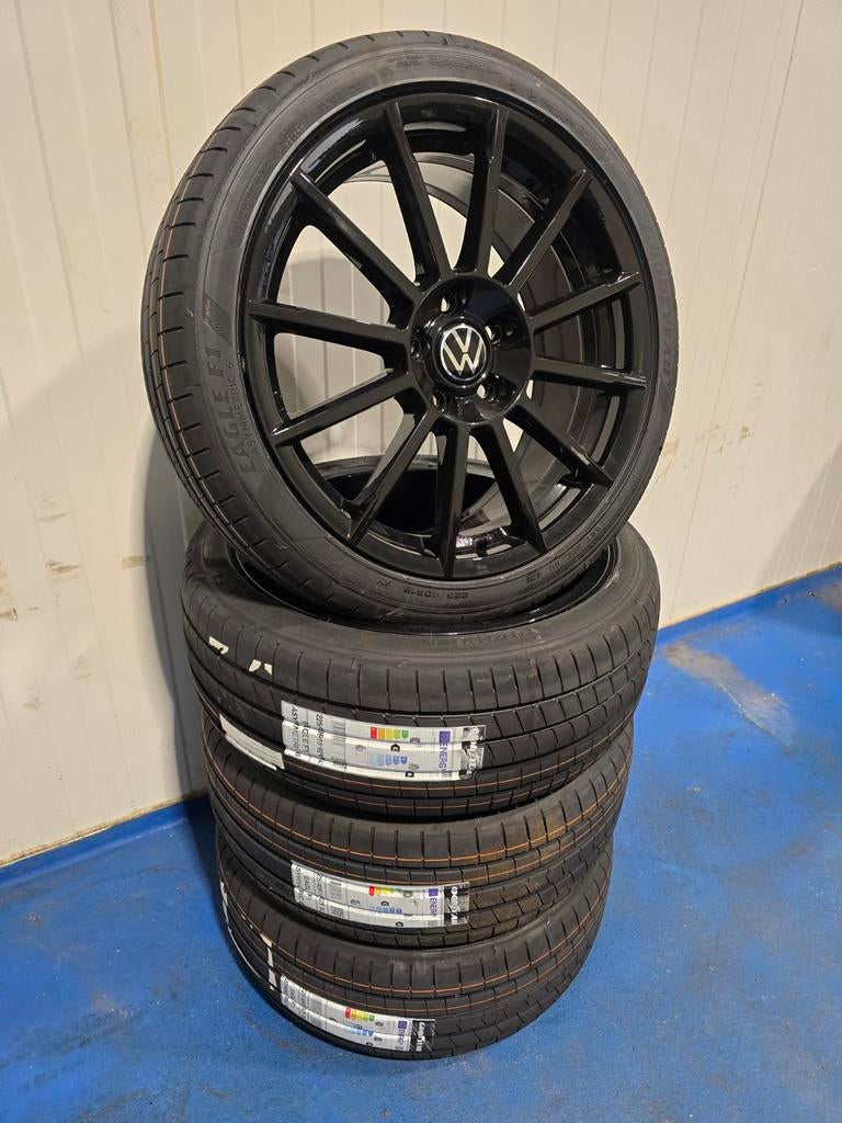 🌞Originele VW Rotary velgen 18 inch 5x112 Golf Caddy, 18 inch, Banden en Velgen, Ophalen of Verzenden, Zomerbanden