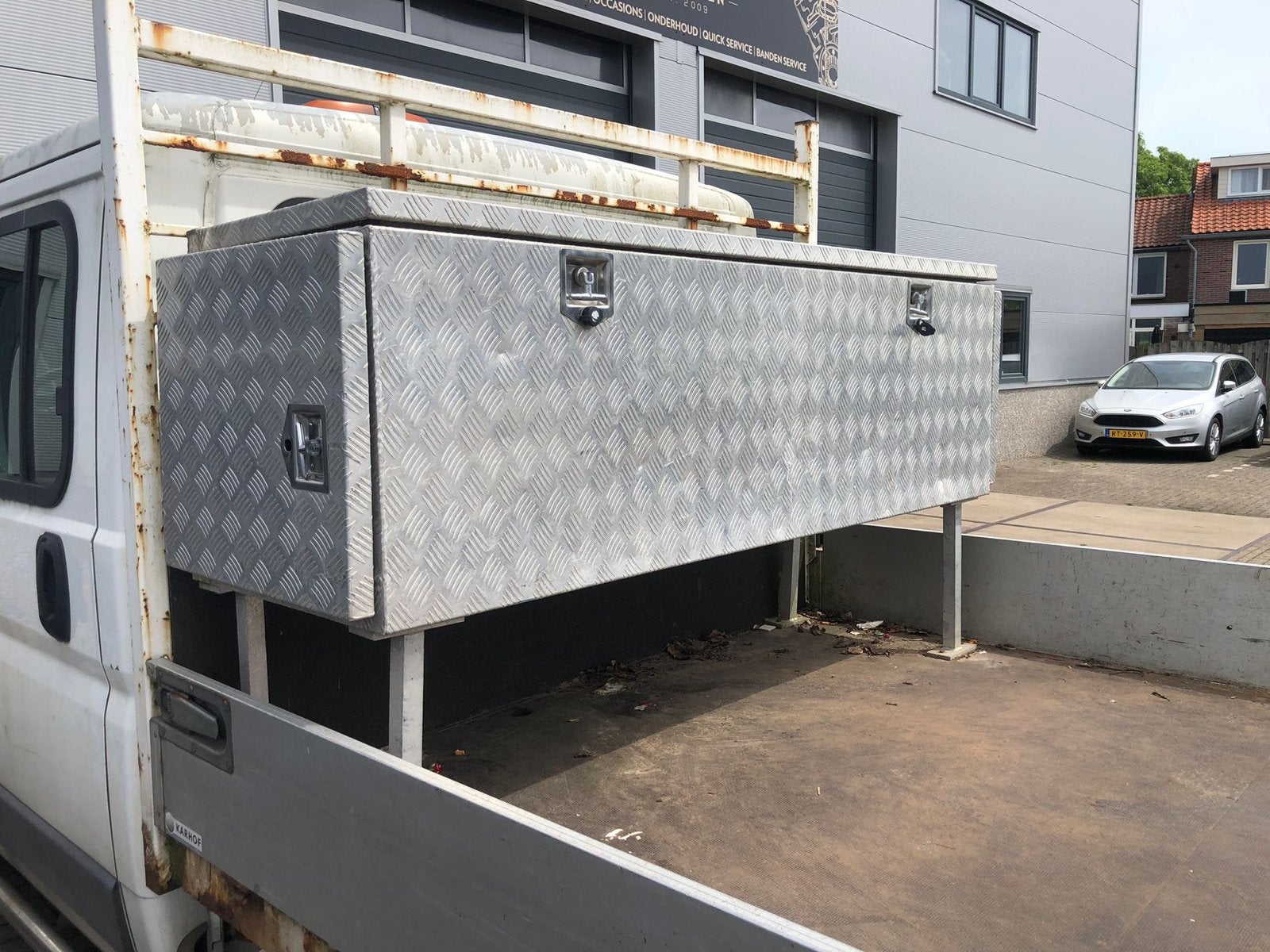 Aluminium Gereedschapskist voor Bedrijfswagen, Ophalen, Gebruikt