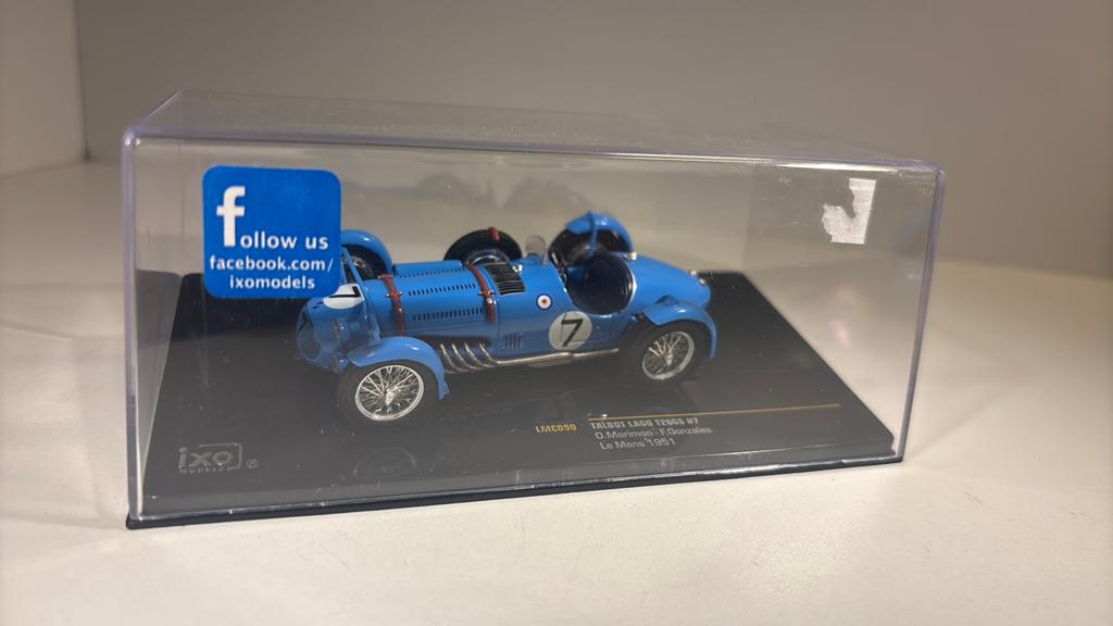 Talbot lago t26gs #7 le mans 1951 ixo 1.43, Overige merken, Auto, Ophalen of Verzenden, A