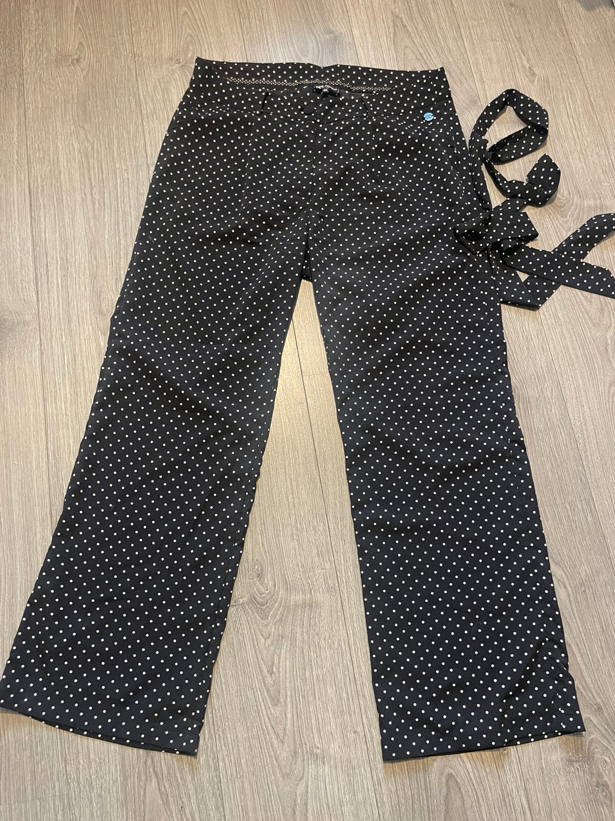 Didi polkadot broek maat 42, Zwart, Maat 42/44 (L), Ophalen of Verzenden, Zo goed als nieuw