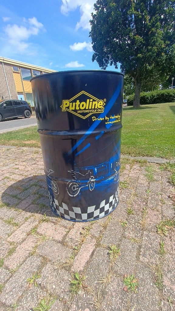 olievat 208 liter - leeg, Tuin en Terras, Ophalen, Gebruikt, Vuurton