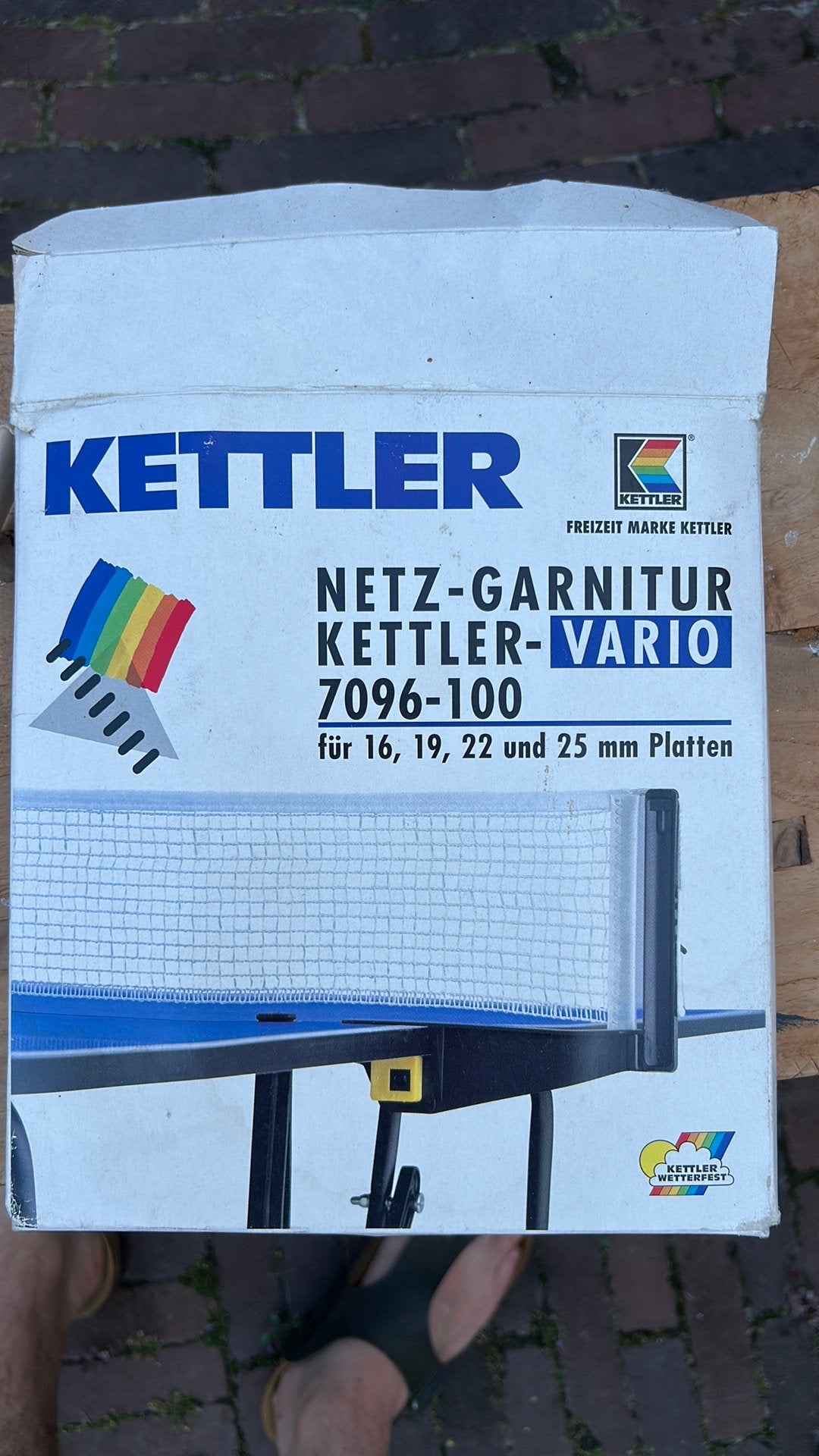 Tafeltennisnet, Doe-het-zelf en Verbouw, Verf, Beits en Lak, Ophalen, Zo goed als nieuw