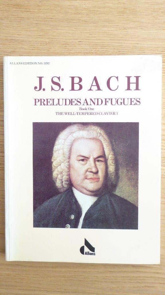 J.S.Bach Preludes and Fugues -Book One -Allans Ed. No.1192, Klassiek, Nieuw, Ophalen of Verzenden, Artiest of Componist