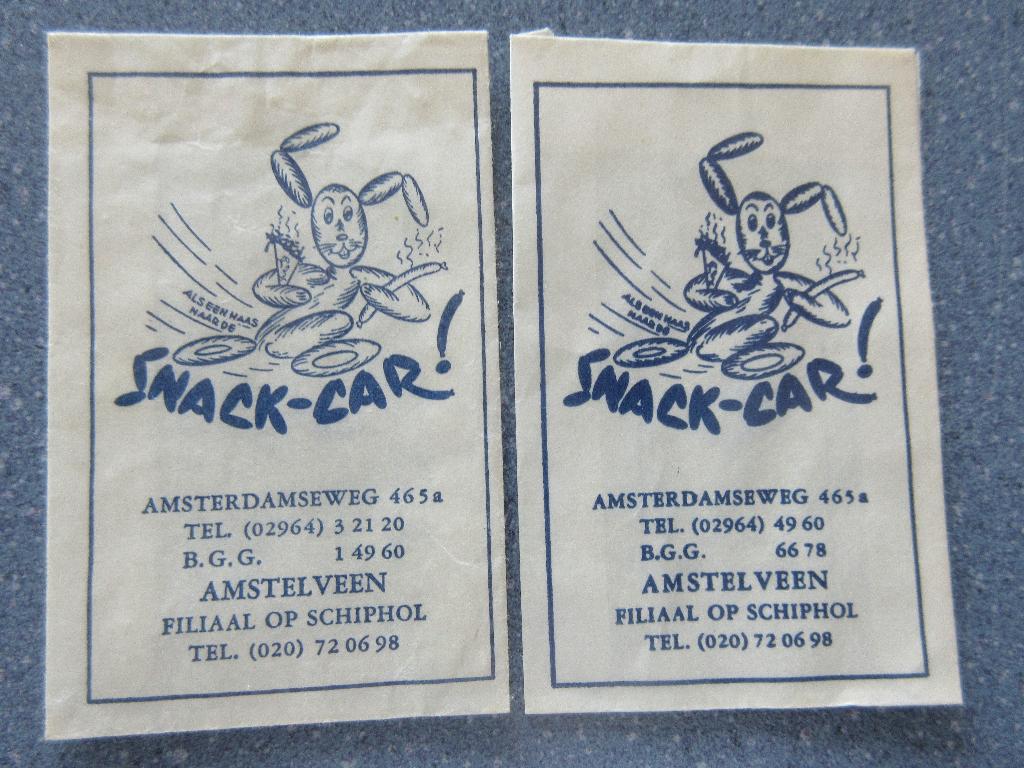2 x Amstelveen, Snack-Car, Verzenden, Nederland