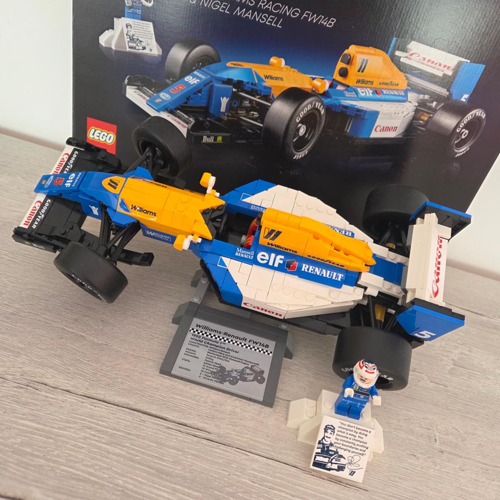 LEGO Icons Williams Racing FW14B & Nigel Mansell (10353), Ophalen of Verzenden, Nieuw, Overige merken