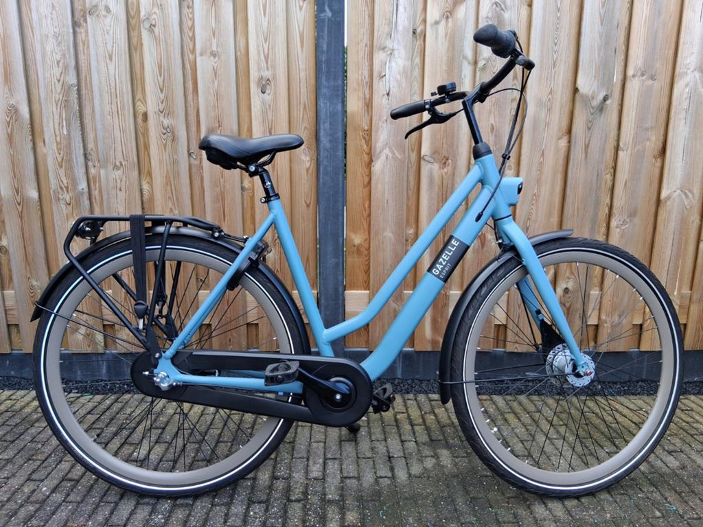Gazelle esprit damesfiets H54 3v, Fietsen en Brommers, Fietsen | Dames | Damesfietsen, Ophalen, 53 tot 56 cm, Versnellingen, Zo goed als nieuw