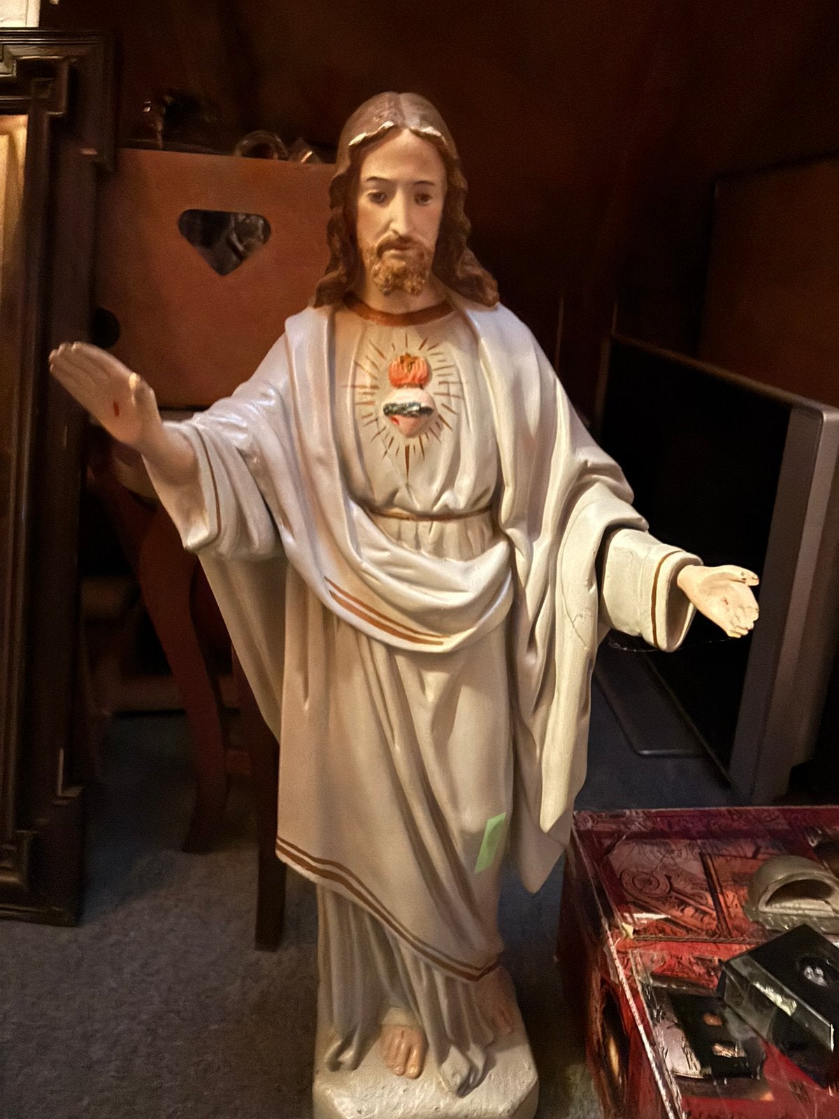 Groot jezus beeld, Antiek en Kunst, Antiek | Religie, Ophalen
