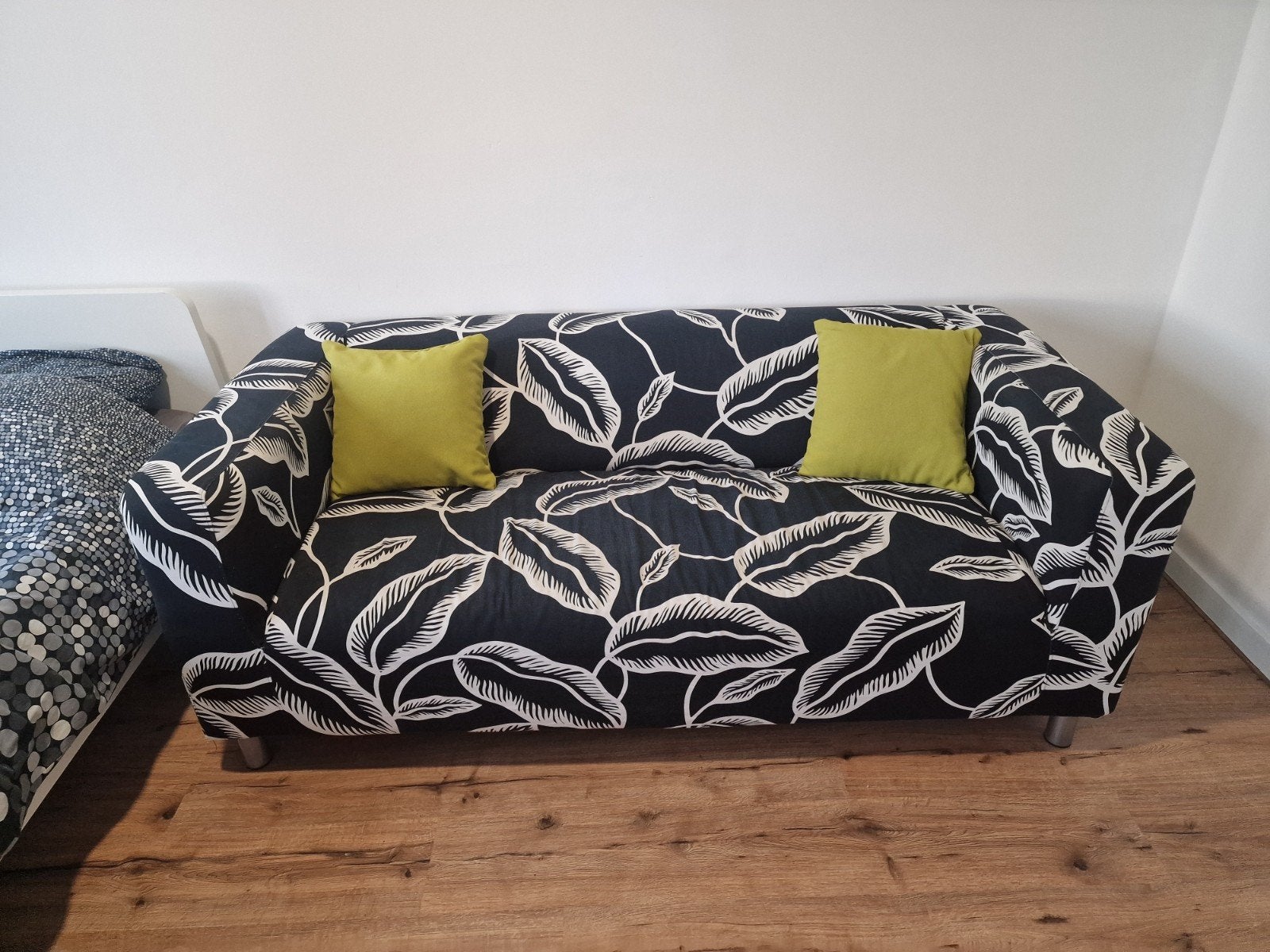 IKEA bank zo goed als nieuw met twee hoezen, Huis en Inrichting, Banken | Sofa's en Chaises Longues, Ophalen, 150 tot 200 cm, Tweepersoons