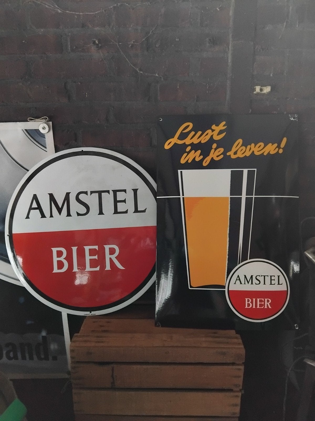 emaille repro borden!! Amstel Bier., Verzamelen, Merken en Reclamevoorwerpen, Ophalen of Verzenden, Reclamebord