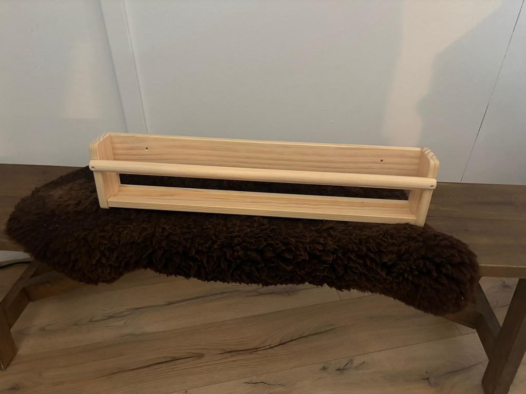 Ikea Boekensteun / Kruidenrekje van Hout, Ophalen of Verzenden, Zo goed als nieuw