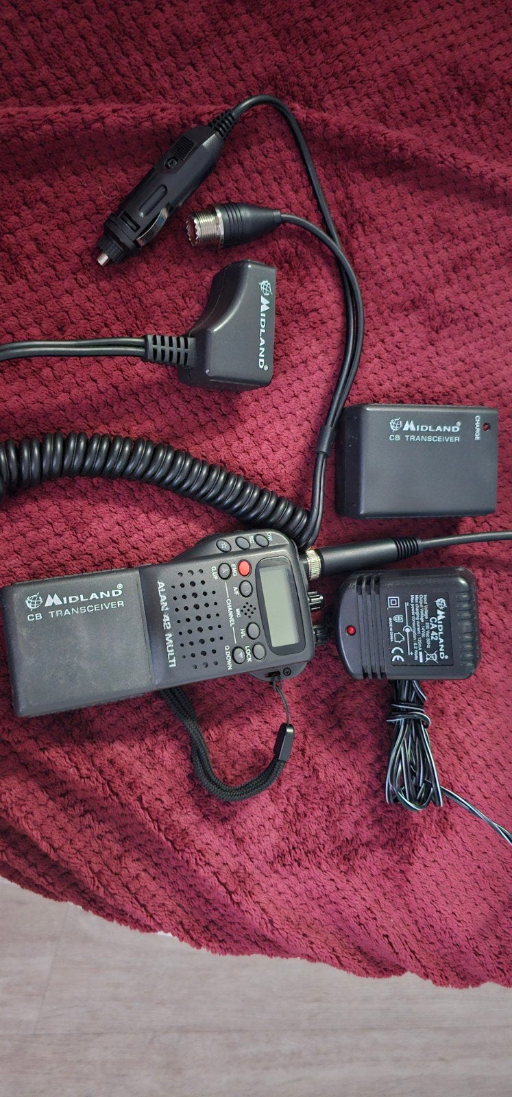 Midland Alan 42 Multi CB Transceiver met accessoires, Ophalen of Verzenden