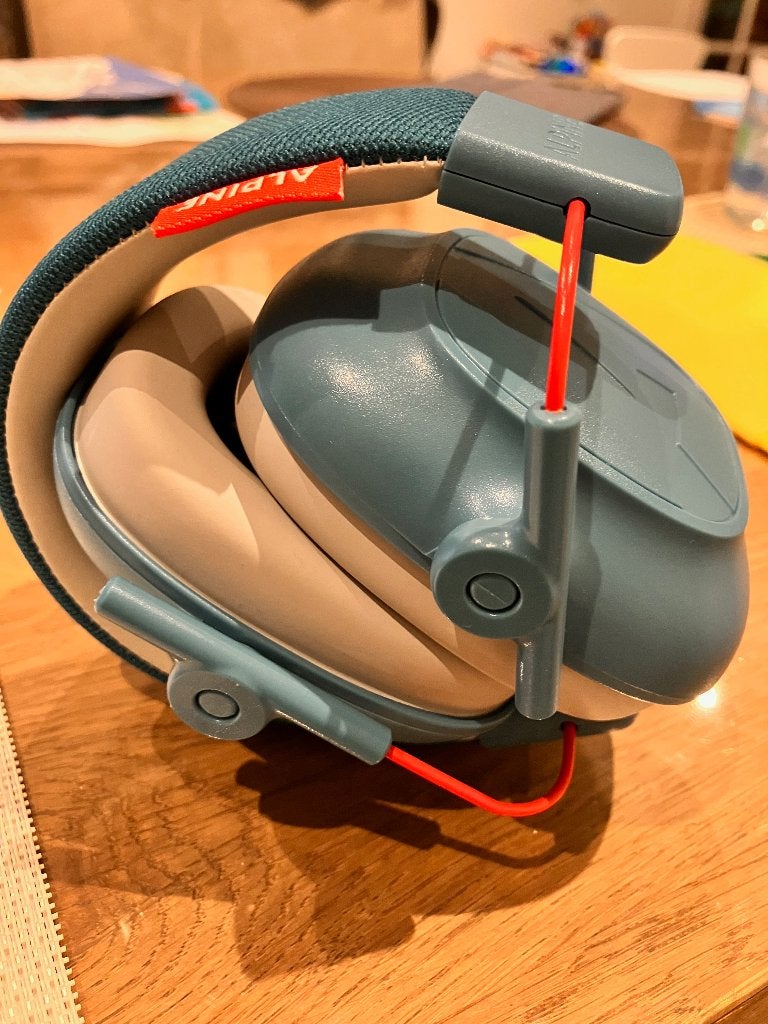 Alpine Muffy Kids Hearing Protection Earmuffs – Teal/Grey, Ophalen, Zo goed als nieuw, Overige typen