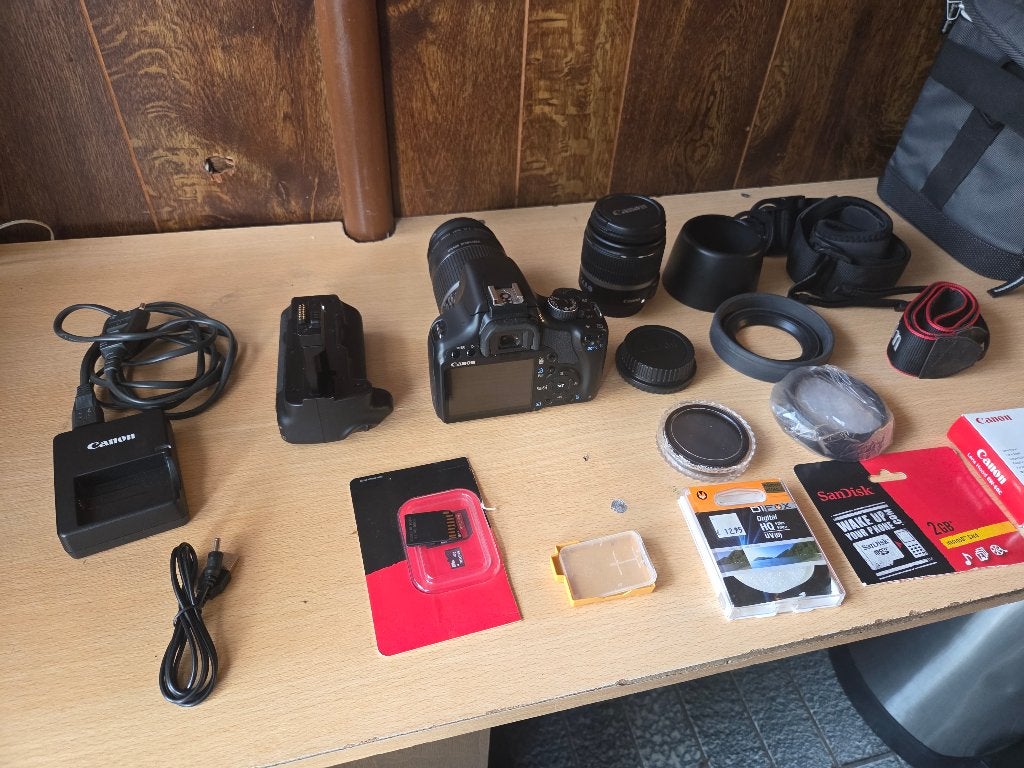 Canon EOS 450D Spiegelreflexcamera met accessoires, Ophalen, Canon, Overige typen, Nieuw