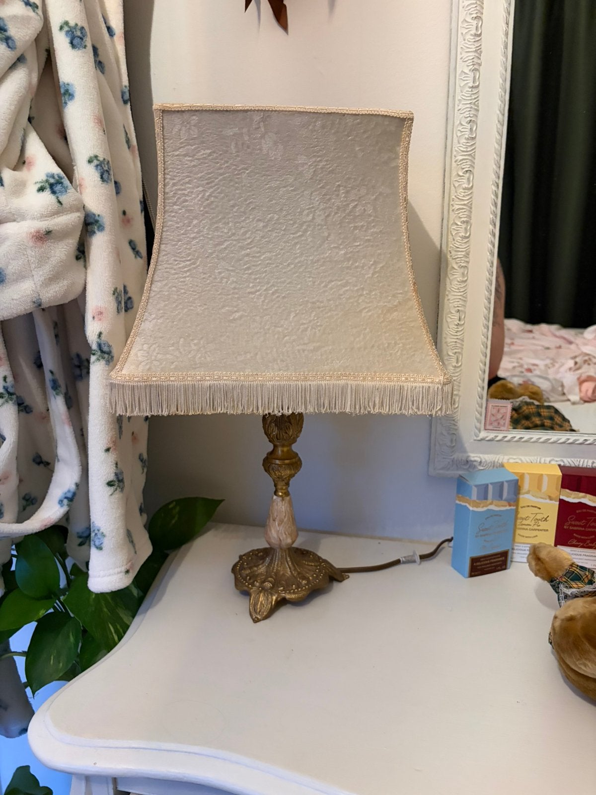 Hollywood regency stijl vintage lamp, Ophalen