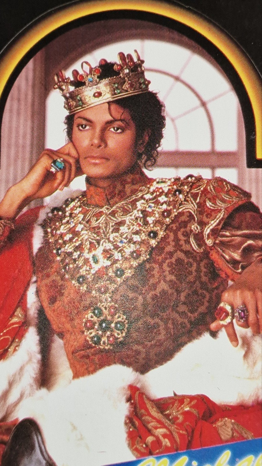 Zeldzame Michael Jackson fotocard 1984 MJJ Productions, Ophalen of Verzenden