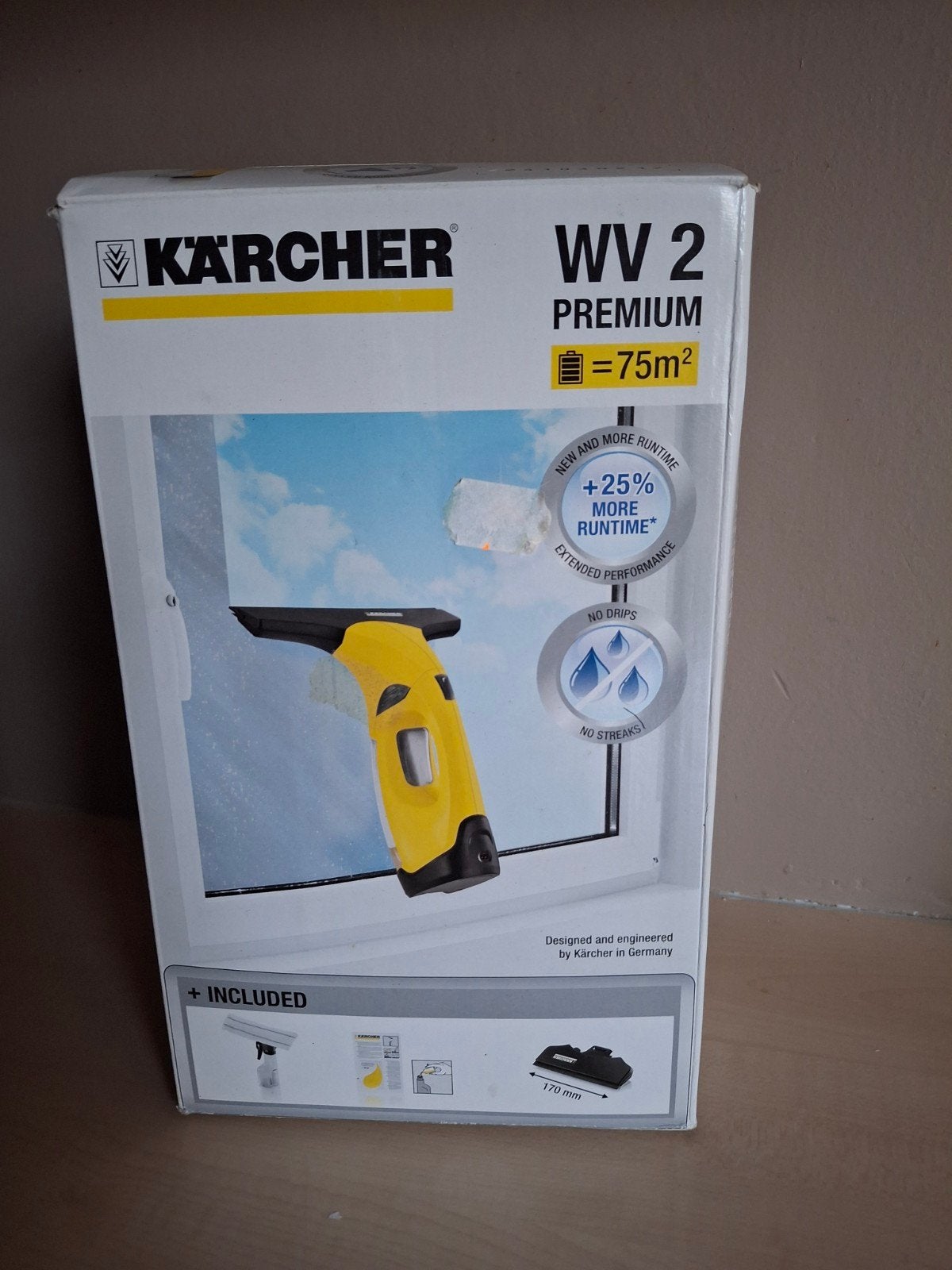 Kärcher WV 2 Premium Raamwisser, Ophalen of Verzenden, Raamwisser of Trekker