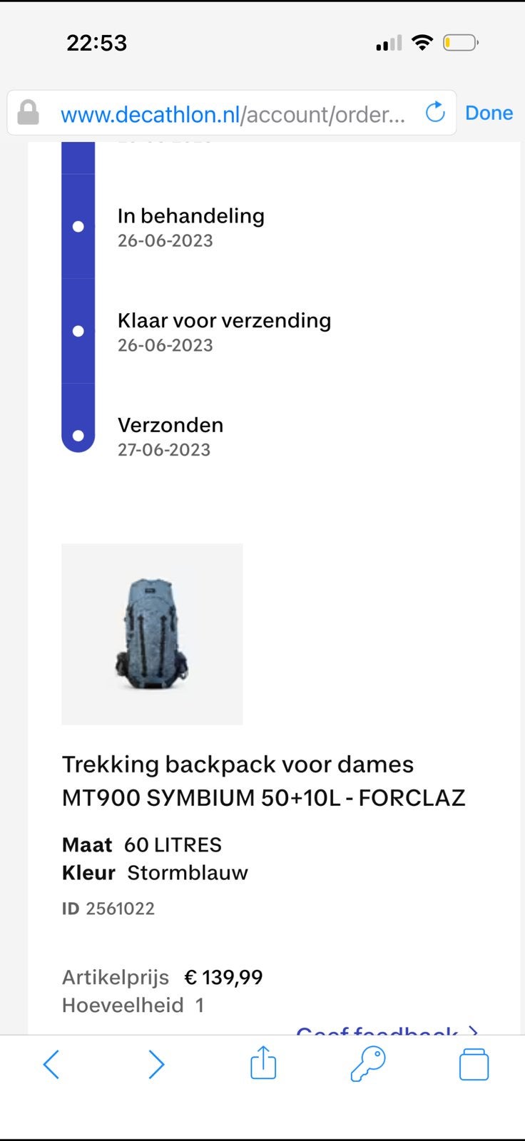 Tracking rugzak, Ophalen, Nieuw, Rugzak