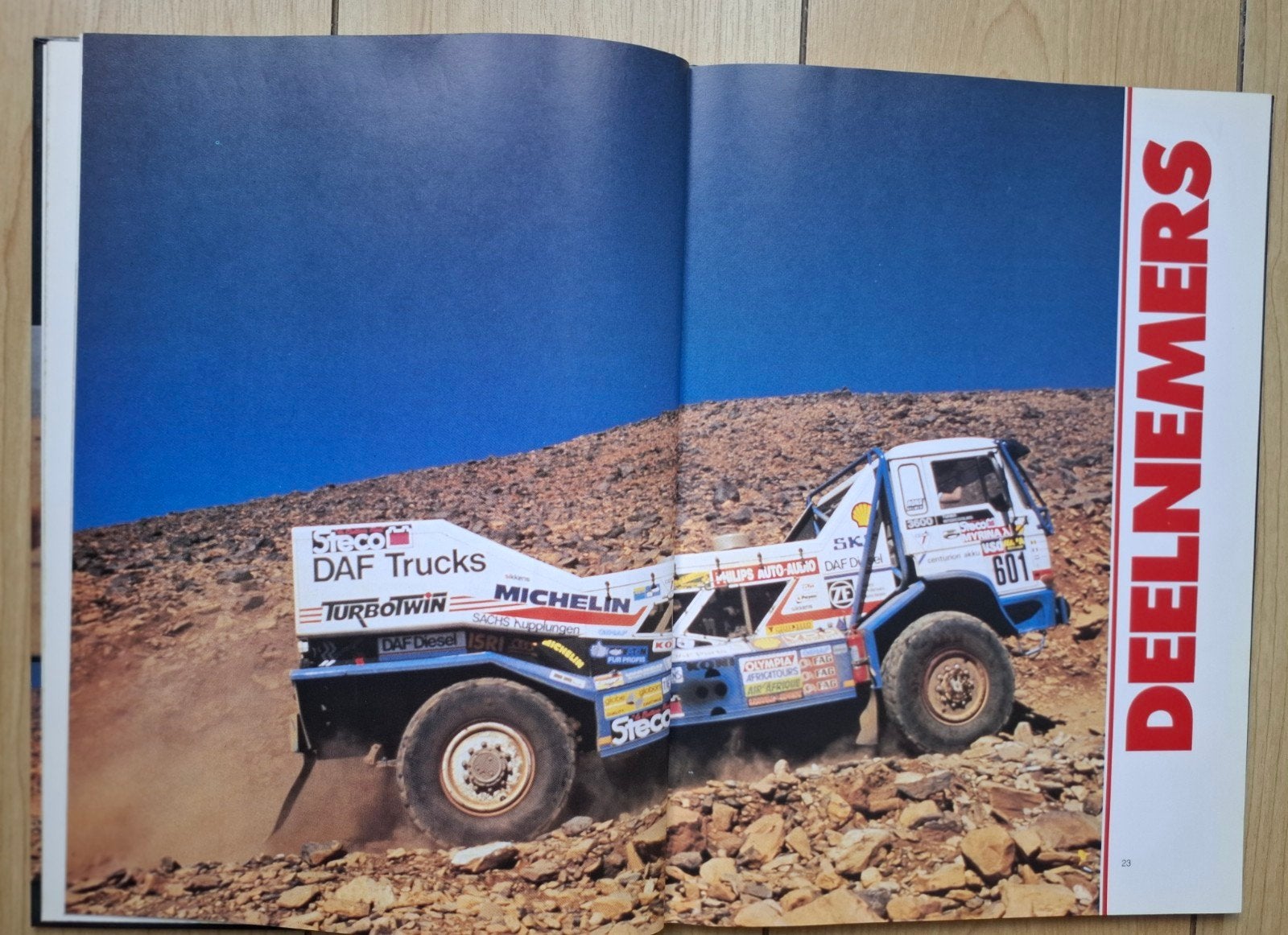 DAF TurboTwin, Parijs Dakar 1986. € 5,--, Ophalen of Verzenden, Zo goed als nieuw, Overige merken