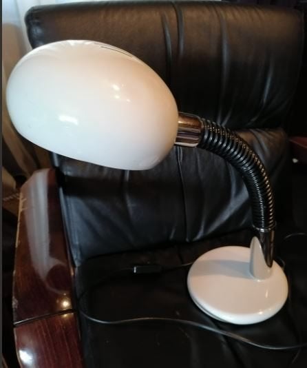vintage space bureaulamp 70er jaren Italy, Huis en Inrichting, Ophalen, Bureaulamp, Kunststof, Vintage