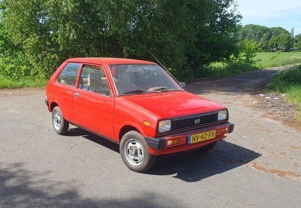 Subaru Mini-jumbo 0.7 DL 1985 - belastingvrij, Voorwielaandrijving, Beige, 590 kg, Origineel Nederlands
