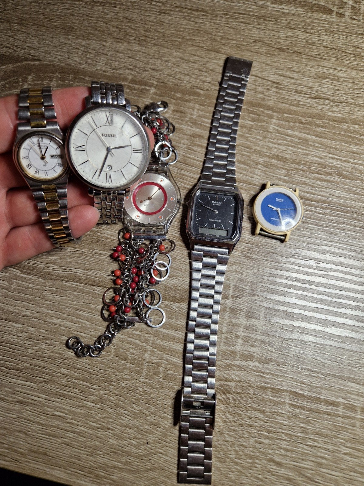 te koop partij Horloges - project Horloges niet werkend, Ophalen of Verzenden, Seiko