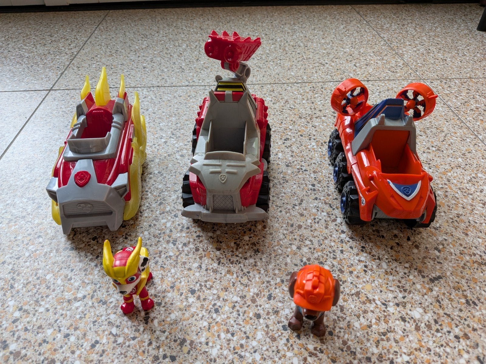 Paw Patrol Voertuigen en Figuren Set, Kinderen en Baby's, Speelgoed | Speelgoedvoertuigen, Ophalen of Verzenden, Gebruikt