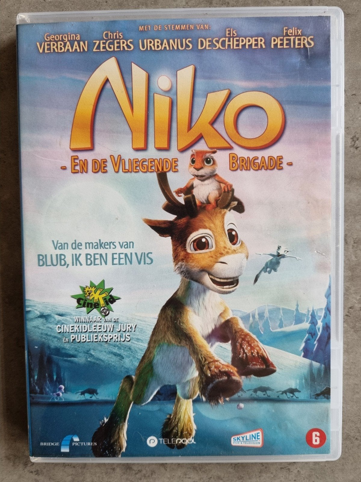 Orig,DVD, NIKO-EN DE VLIEGENDE BRIGADE,Nederl,Igst!, Alle leeftijden, Zo goed als nieuw, Film, Inclusief doosje