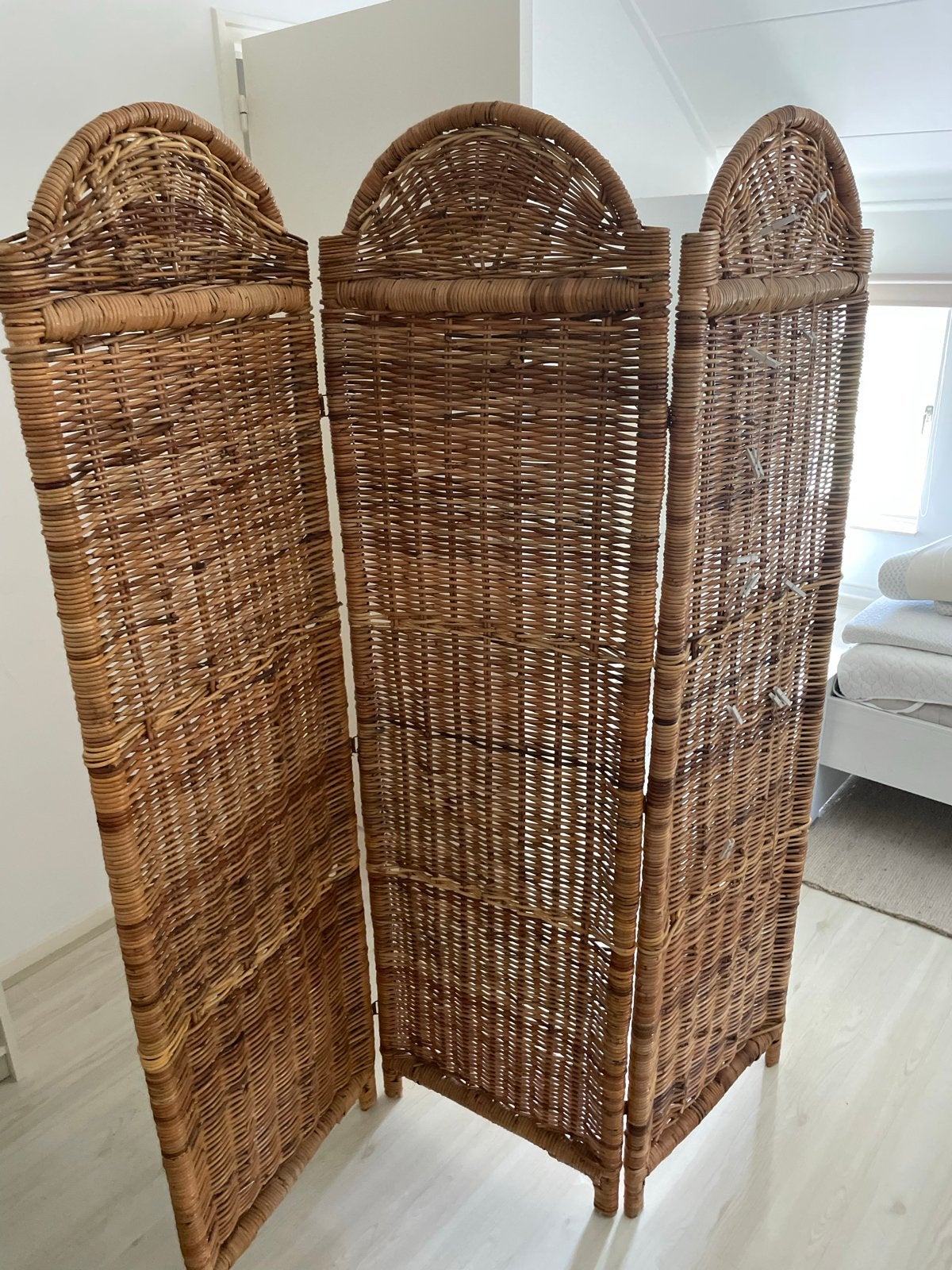 Rotan kamerscherm - 3 panelen, Huis en Inrichting, Ophalen, Gebruikt