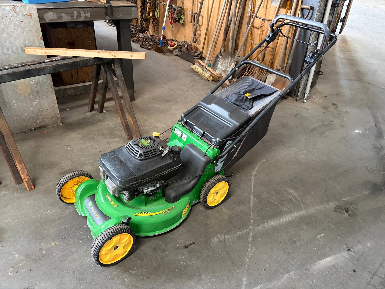 John deere jx75, Ophalen, Gebruikt, Versnellingen, Benzine-grasmaaier