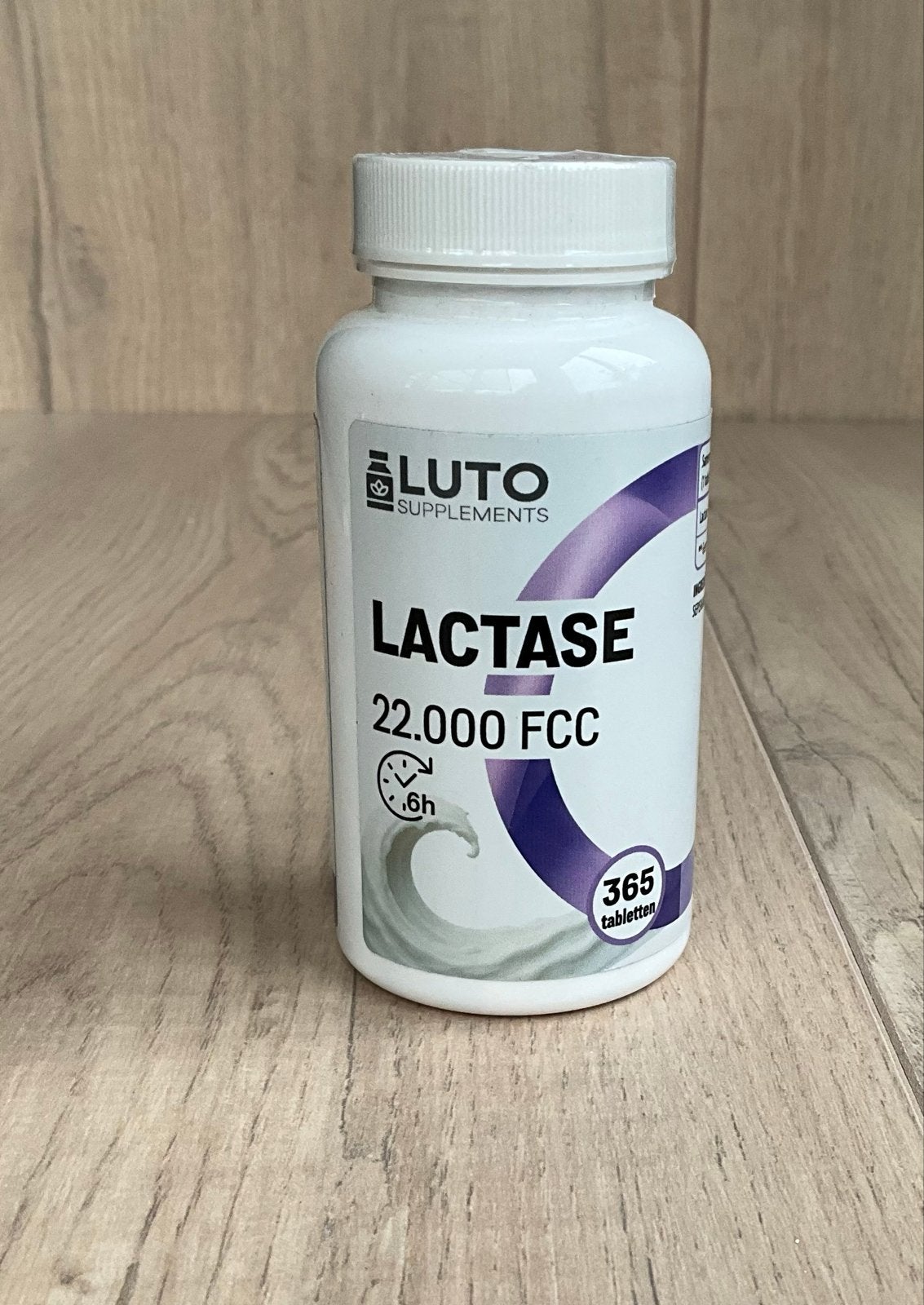 Lactoase 22.000 FCC - 365 tabletten - Luto Supplements, Verzenden, Nieuw, Poeder of Drank