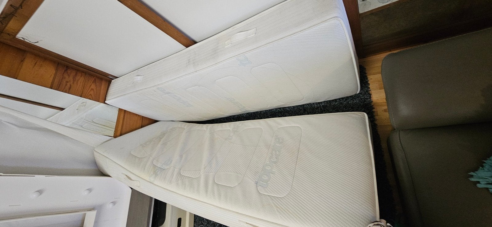 hemelbed eiken, Huis en Inrichting, Ophalen, Gebruikt, 210 cm, Tweepersoons