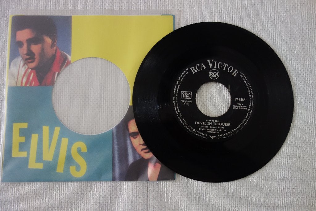 Single Elvis Presley, Devil in disguise, 7 inch, Single, Ophalen of Verzenden, Zo goed als nieuw
