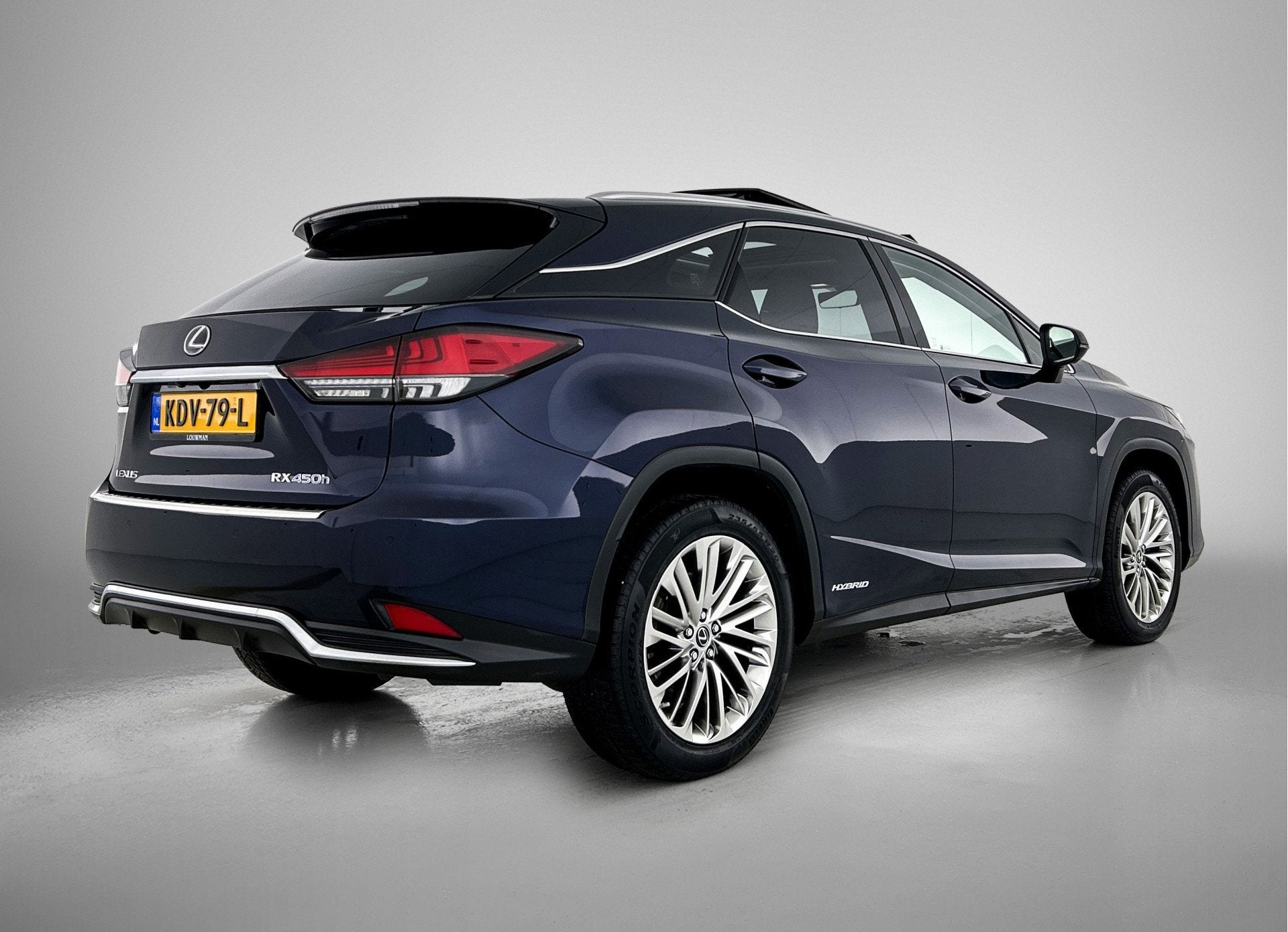 Lexus RX 450h Hybrid President Line | Mark Levinson Audio |, Auto's, Lexus, Automaat, 12 maanden, Blauw, Leder