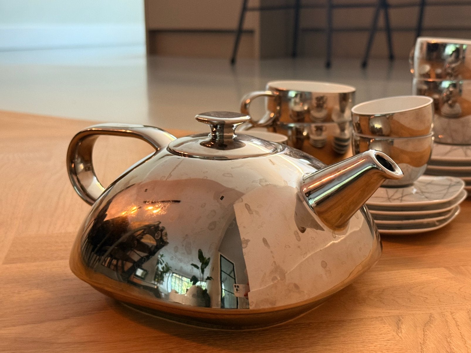 Rosenthal Studio-Line theepot + kopjes/schotels, Ophalen, Overige materialen, Zo goed als nieuw, Overige stijlen