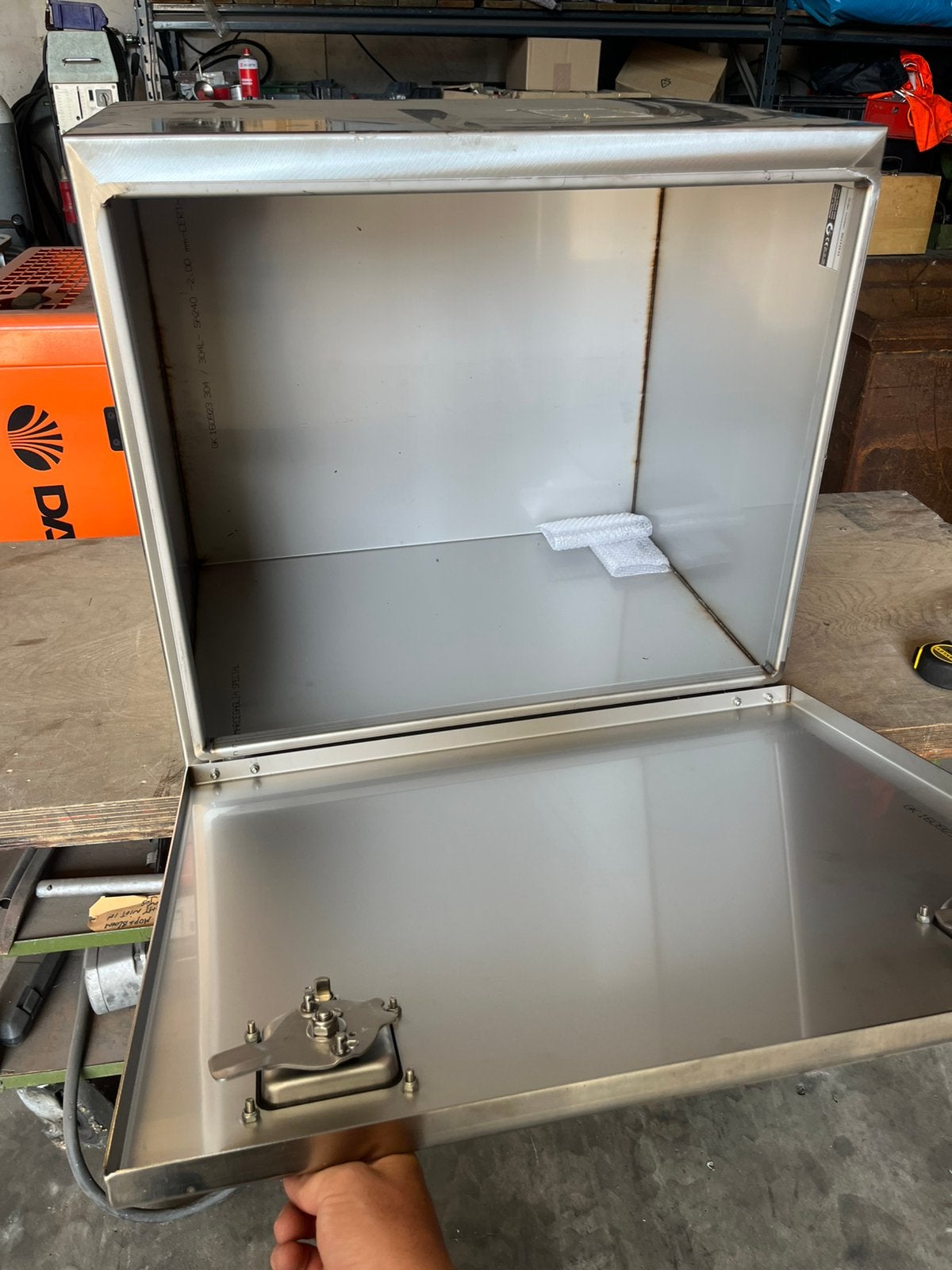 Tilbox RVS Gereedschapskist - 80x60x70, Ophalen, Gebruikt