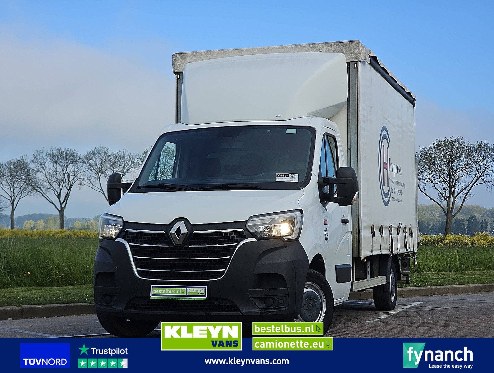 RENAULT MASTER 2.3 schuifzeil laadklep!, Auto's, Bestelauto's, 2925 kg, Gebruikt, Euro 6, Renault