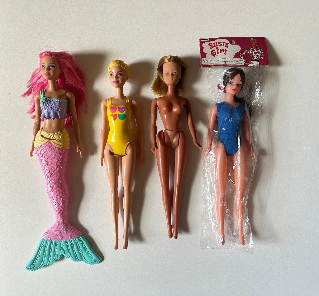 set Barbie poppen en clone Barbie poppen, Verzamelen, Poppen, Gebruikt, Pop, Ophalen of Verzenden
