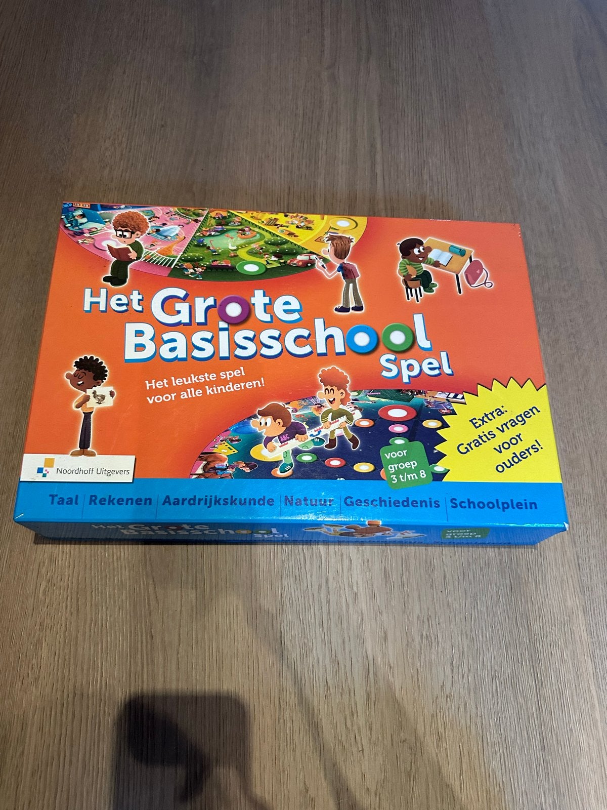 Het Grote Basisschool Spel - Educatief bordspel, Hobby en Vrije tijd, Drie of vier spelers, Ophalen, Gebruikt