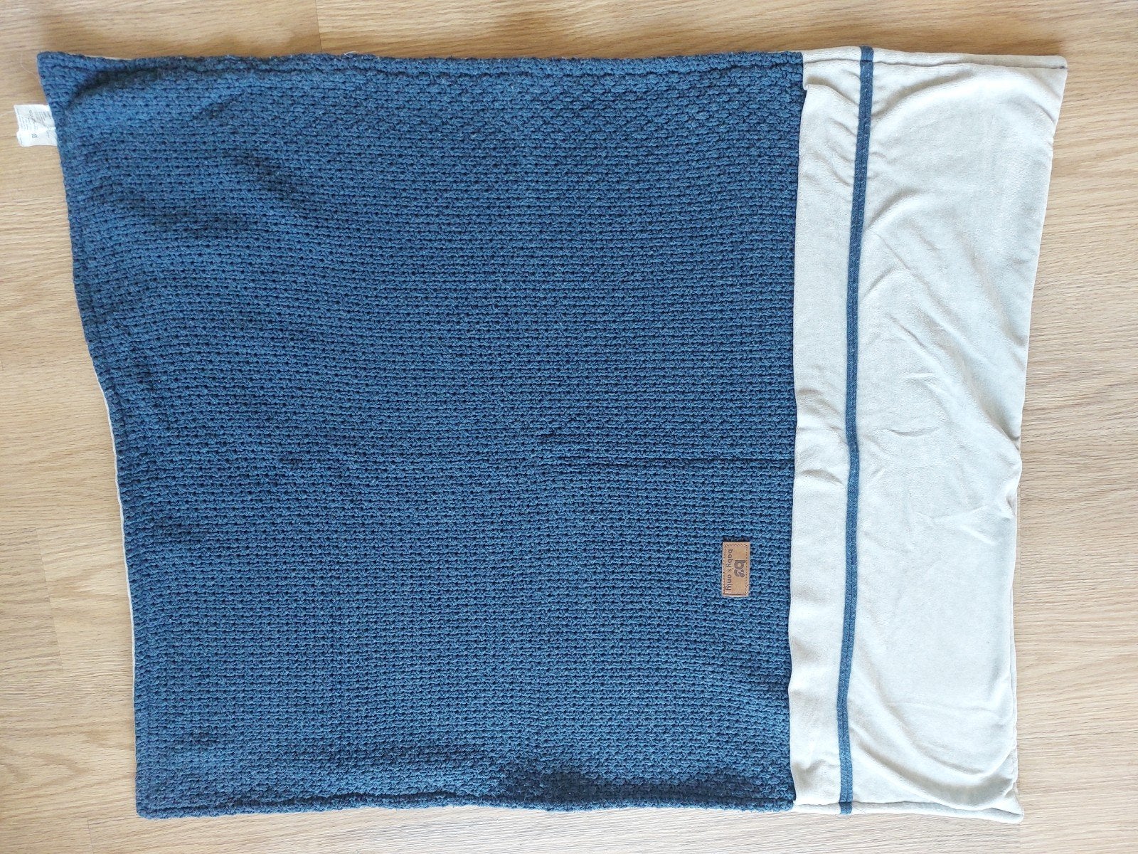 Baby's Only baby deken Blauw/Wit - Zo goed als nieuw, Baby's Only, Ophalen of Verzenden, Zo goed als nieuw, Gevoerd