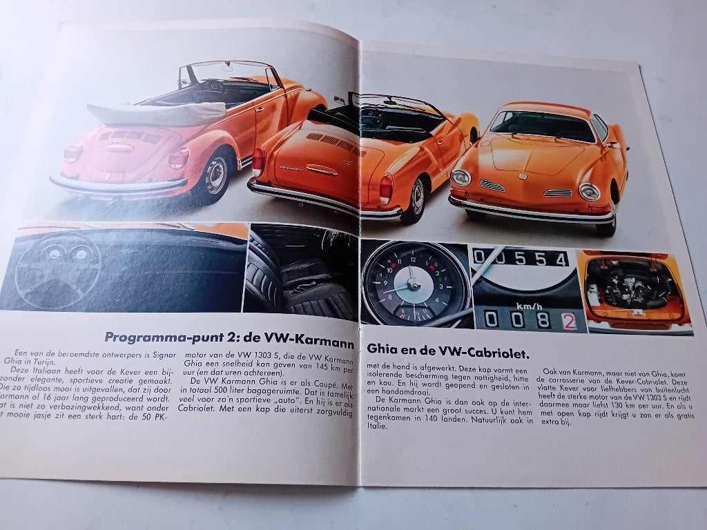 Brochure Het VW programma uit 1973, Ophalen of Verzenden, Zo goed als nieuw, Volkswagen