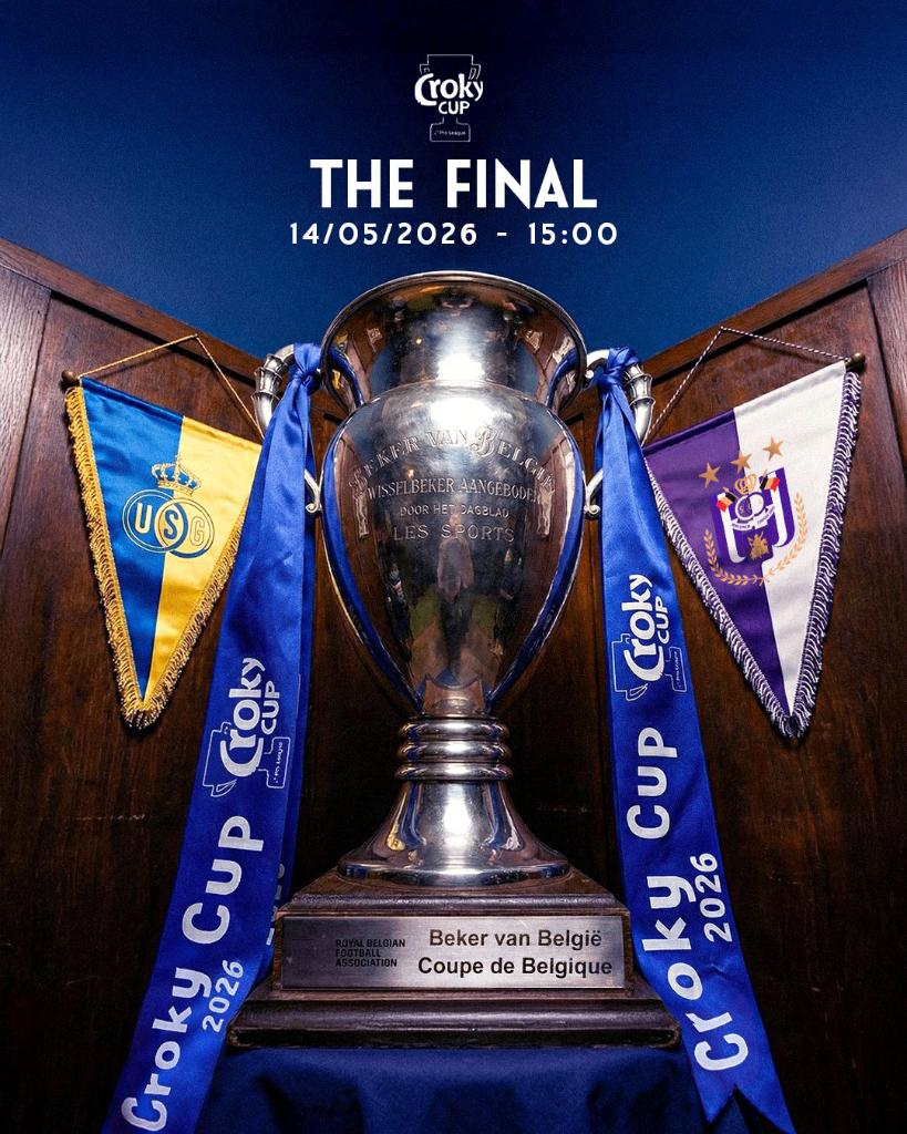 Union SG - Anderlecht Croky Cup Finale - Tribune 2 (Union), Tickets en Kaartjes, Losse kaart, Eén persoon, Mei, Buitenland