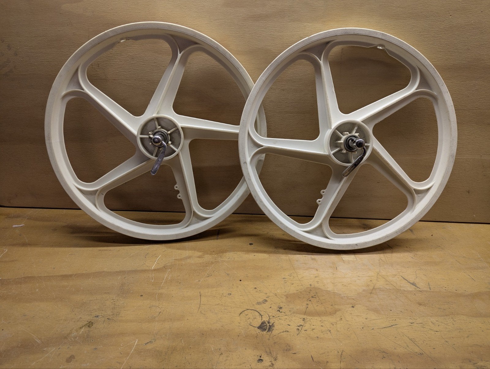 STAR-X BMX Wielen 20 inch - Wit Kunststof, Wiel, Kunststof, Ophalen of Verzenden, STAR-X