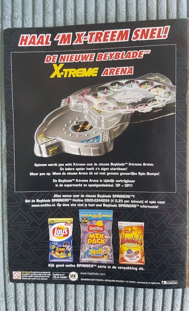 Spinners Beyblade folder 31 t/m 72, verzamel item, Ophalen of Verzenden, Time, Overige typen